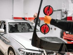 Professional handling windshield replacement for types of cracks in windshield that require complete replacement.